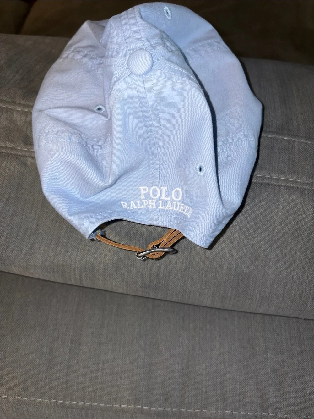 Polo by Ralph Lauren Light Blue Polo Player Baseball Cap